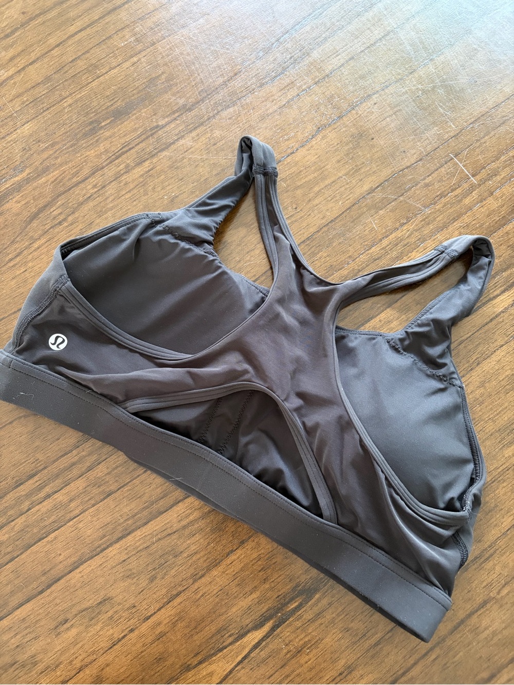 lululemon athletica Black Racerback Sports Bra with Light Support